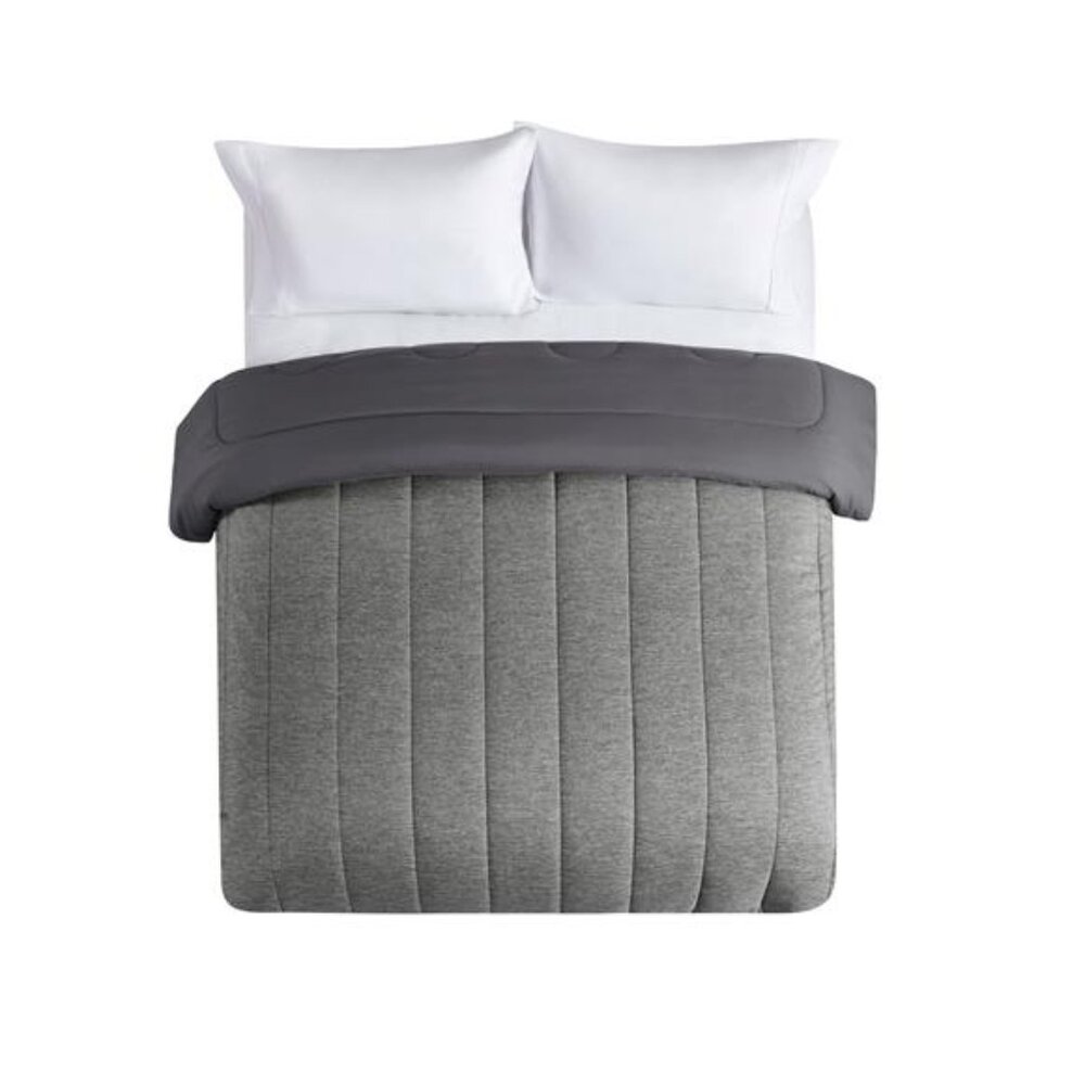 Super Soft Microfiber Reversible Comforter, Full/… - image 2